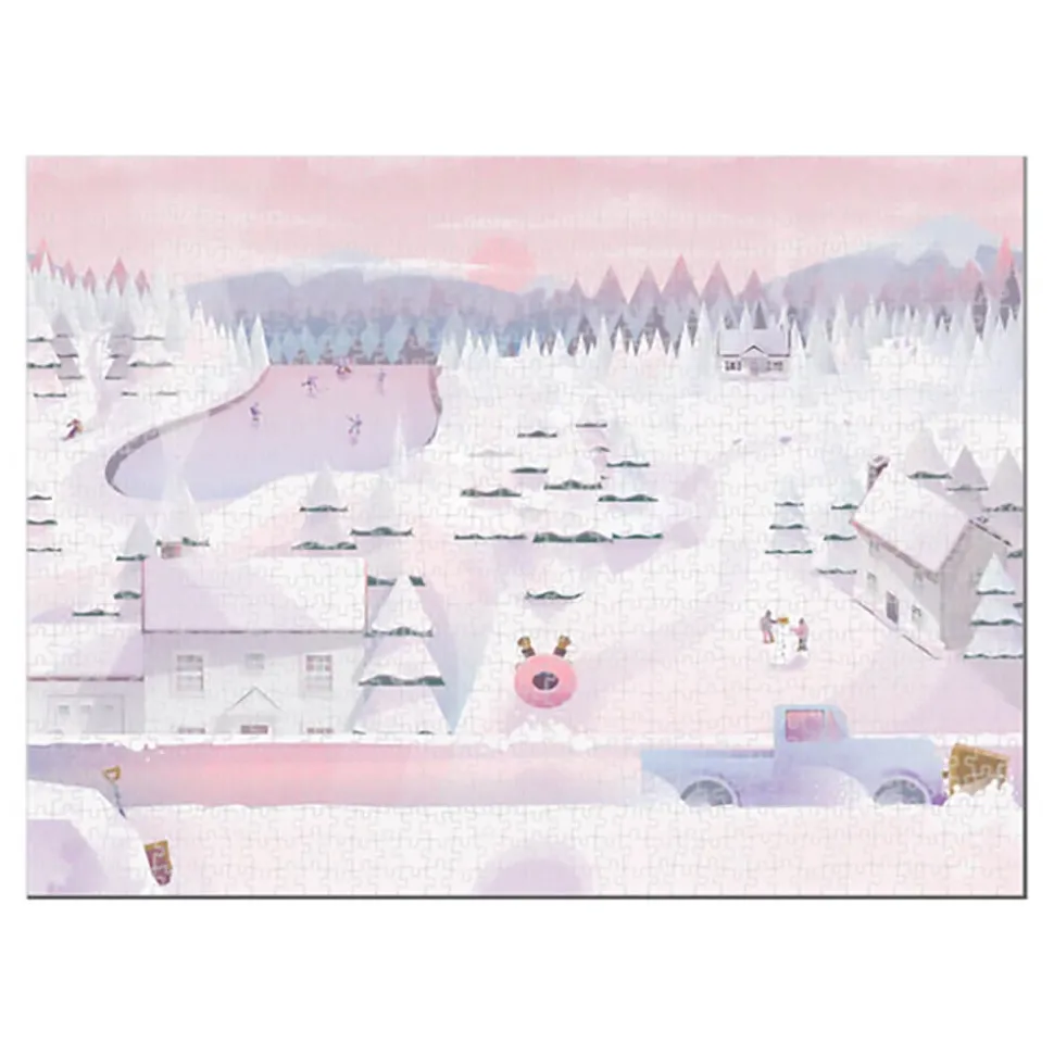 New England Puzzle Works Winter's Wonders 1000 Piece Jigsaw Puzzle
