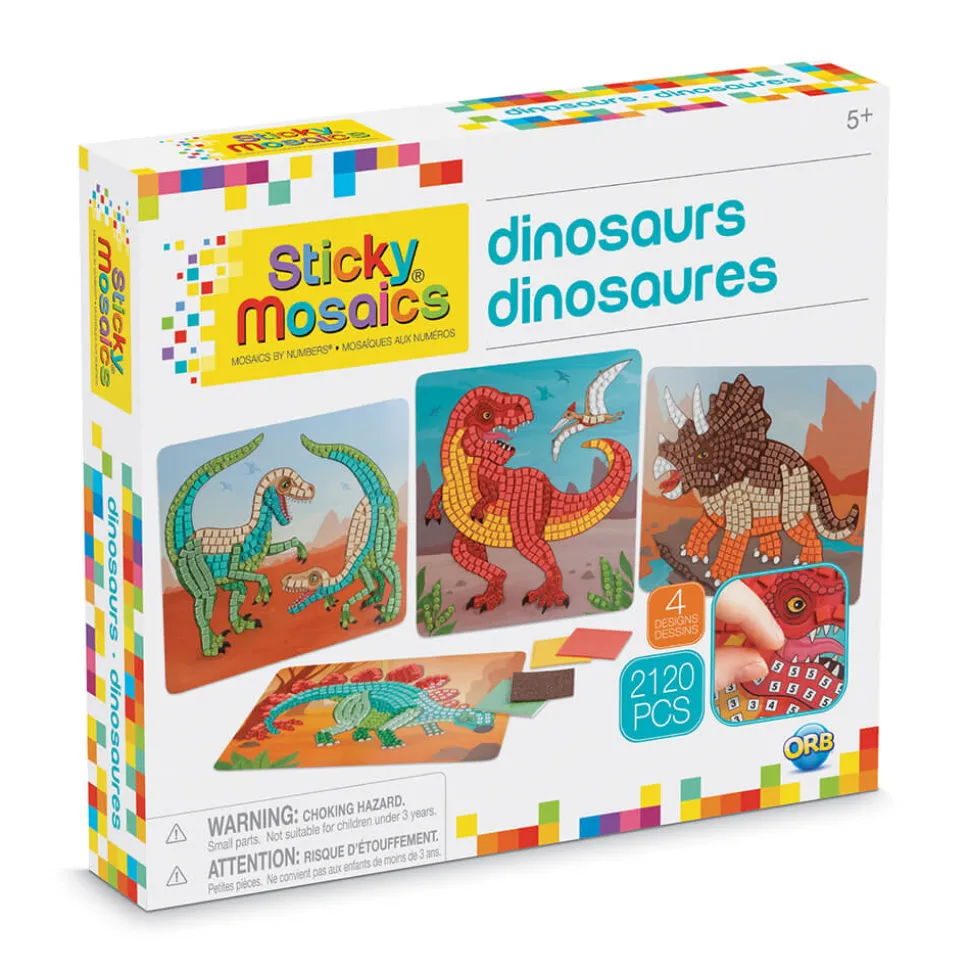 ORB Sticky Mosaics Dinosaurs