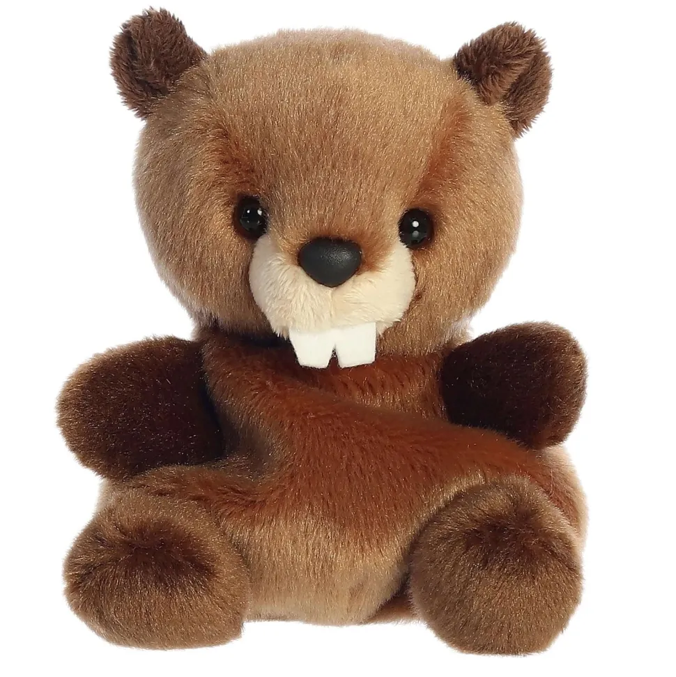 Palm Pals Chewy Beaver 5" Stuffed Animal