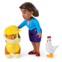 Paw Patrol Rubble and Mayor Goodway Figure Playset