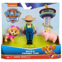 Paw Patrol Skye and Farmer Yumi Figure Playset