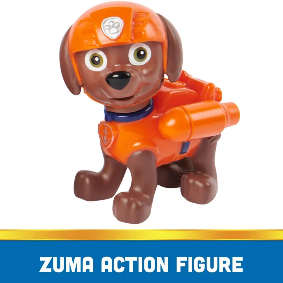 PAW Patrol Zuma and Hovercraft Figure Set