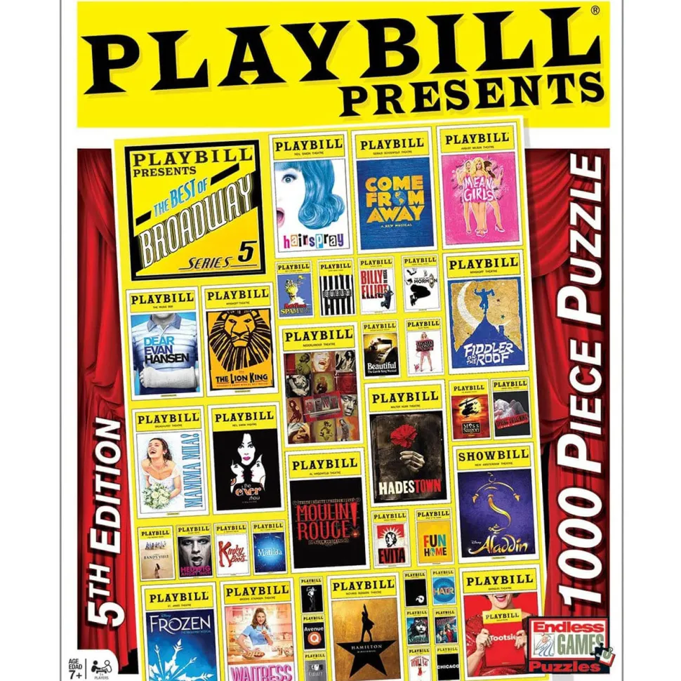 PLAYBILL Broadway Cover 1000 Piece Jigsaw Puzzle