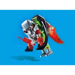 PLAYMOBIL Air Stunt Show Stuntman with Jetpack Playset (70836)