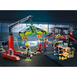 PLAYMOBIL Air Stunt Show Service Station Playset (70834)