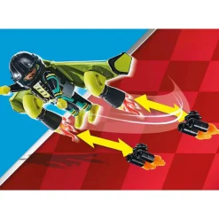 PLAYMOBIL Air Stunt Show Service Station Playset (70834)