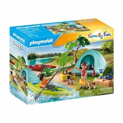 PLAYMOBIL Camping with Campfire Playset