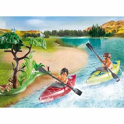PLAYMOBIL Camping with Campfire Playset