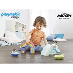 PLAYMOBIL 1.2.3&Disney: Mickey's&Minnie's Cloud Home