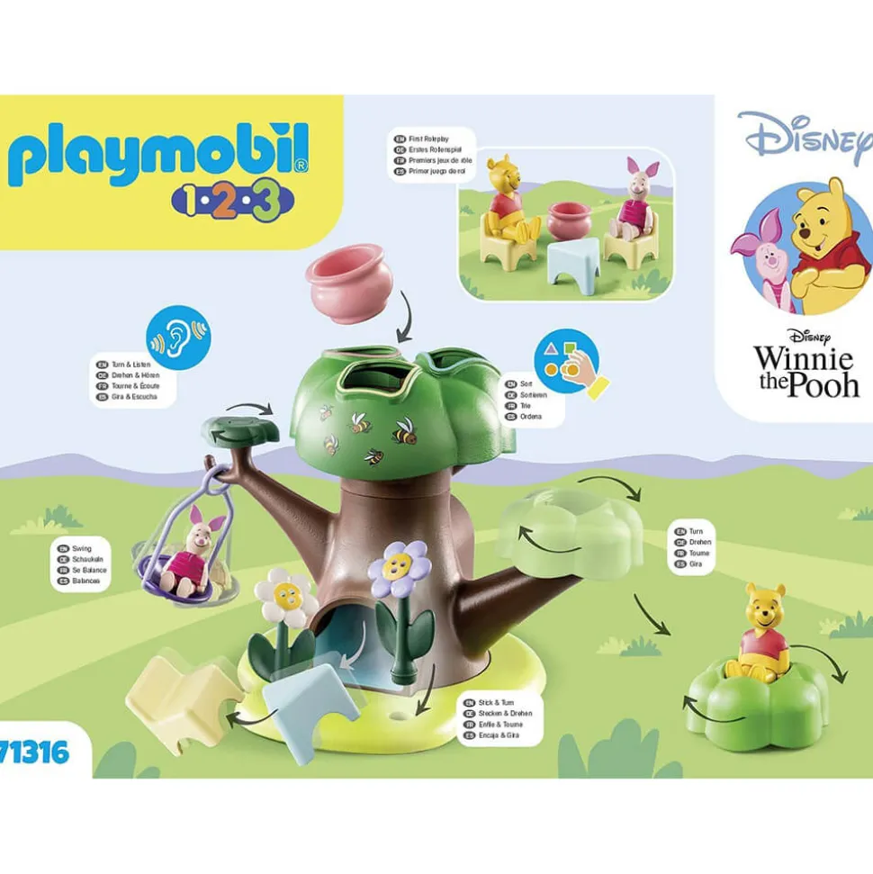 PLAYMOBIL 1.2.3&Disney: Winnie's&Piglet's Tree House