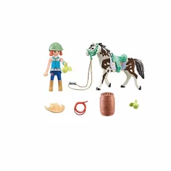 PLAYMOBIL Feeding Time with Ellie and Sawdust Playset