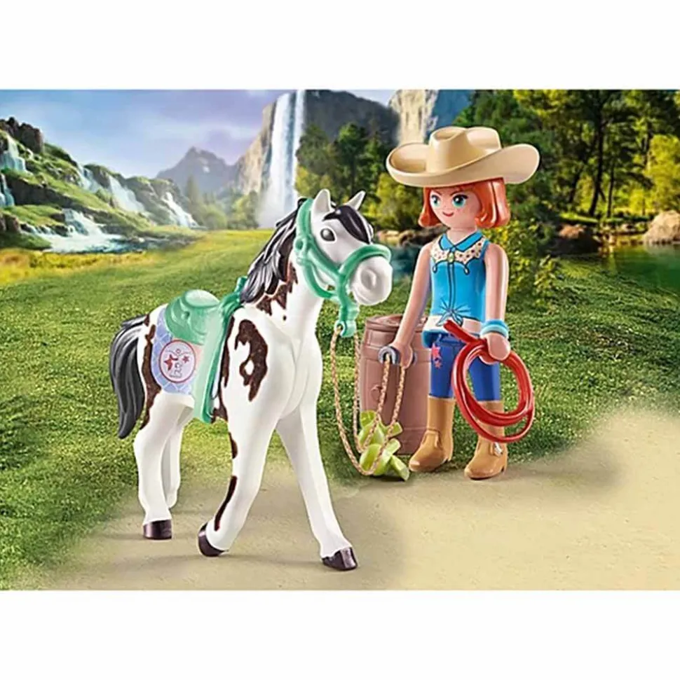 PLAYMOBIL Feeding Time with Ellie and Sawdust Playset