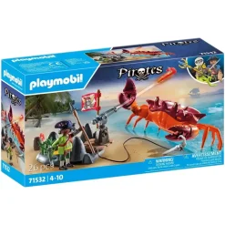 Playmobil Pirates Battle Against the Giant Crab Playset 71532