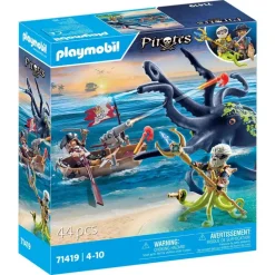 Playmobil Pirates Battle with the Giant Octopus Playset 71419