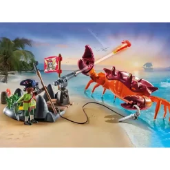 Playmobil Pirates Battle Against the Giant Crab Playset 71532