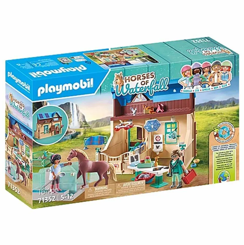PLAYMOBIL Riding Therapy and Veterinary Practice Playset