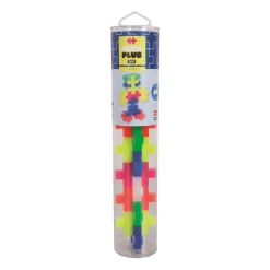 Plus-Plus BIG Tube Neon 15 Piece Building Set