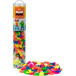 Plus-Plus Tube 240 pc Neon Basic Building Set