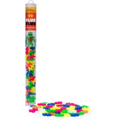 Plus-Plus Tube Neon Mix Basic Building Set