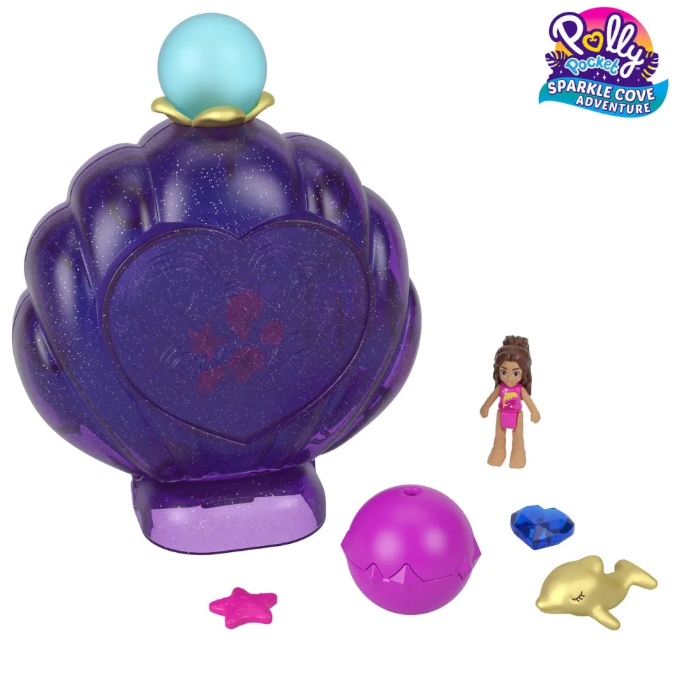 Polly Pocket Sparkle Cove Adventure Compact Playset