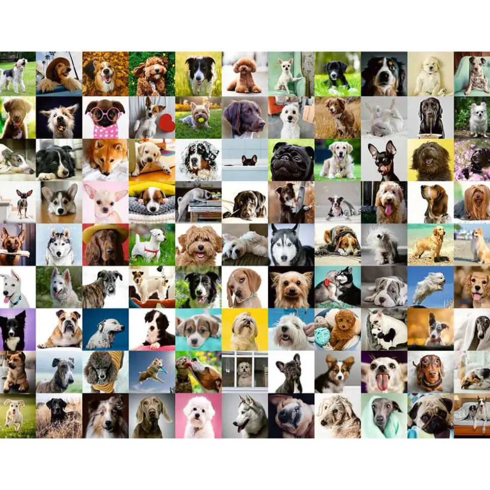 Ravensburger 99 Lovable Dogs 750 Piece Large Format Jigsaw Puzzle