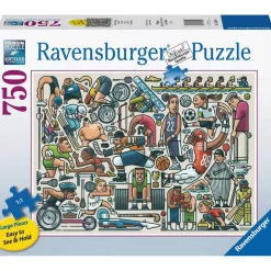 Ravensburger Athletic Fit 750 Piece Large Format Jigsaw Puzzle