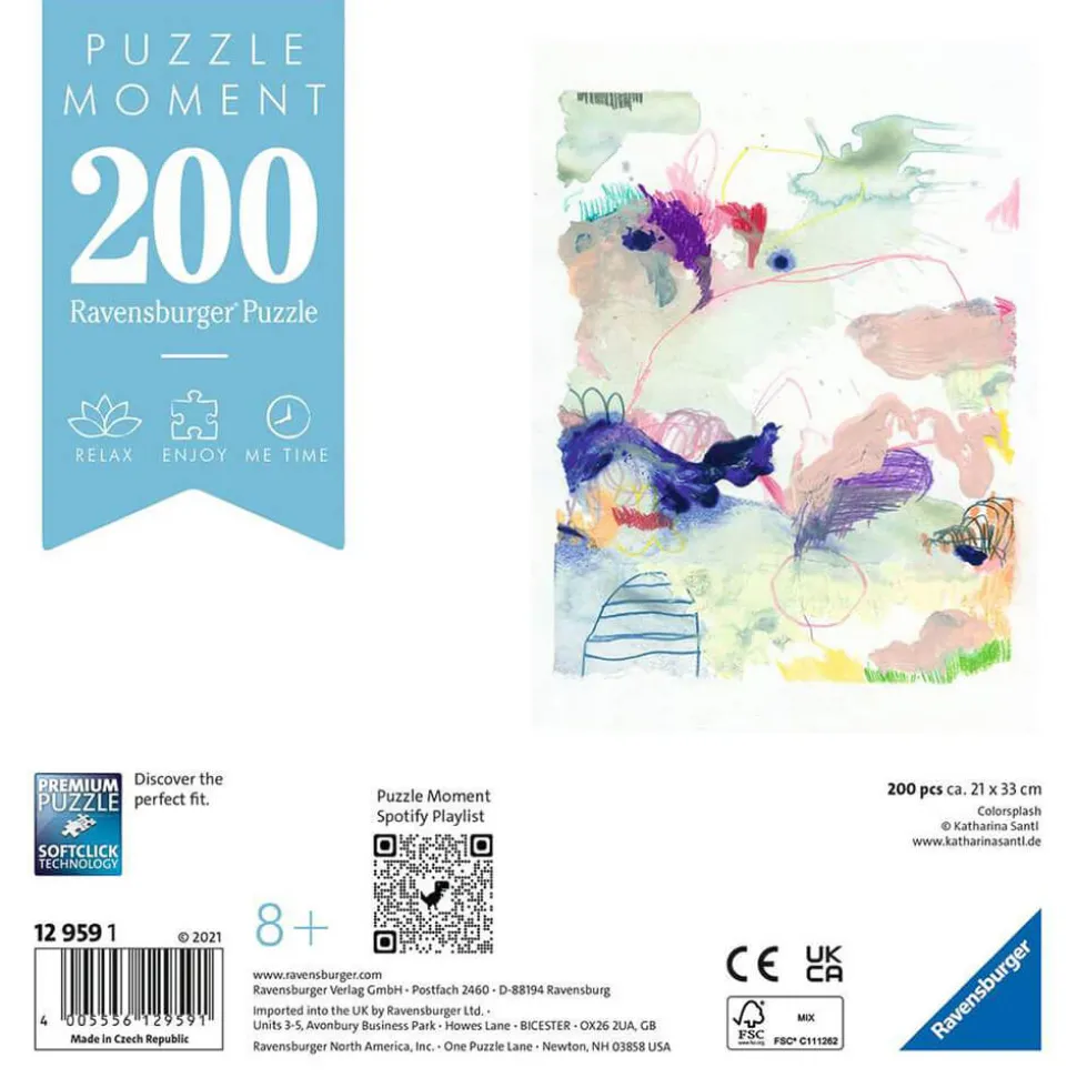 Ravensburger Colorsplash 200 Piece Jigsaw Puzzle