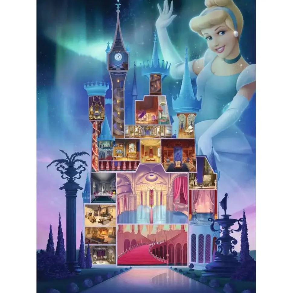 Ravensburger Disney Castles Collection Cinderella 1000 piece Jigsaw Pu