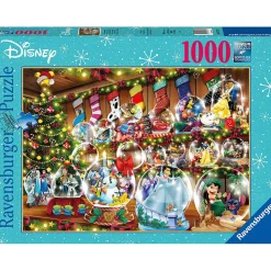 Ravensburger Disney Pixar Snow Globes Seasonal 1000 Piece Puzzle