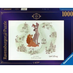 Ravensburger Disney Vault: Lady 1000 Piece Jigsaw Puzzle