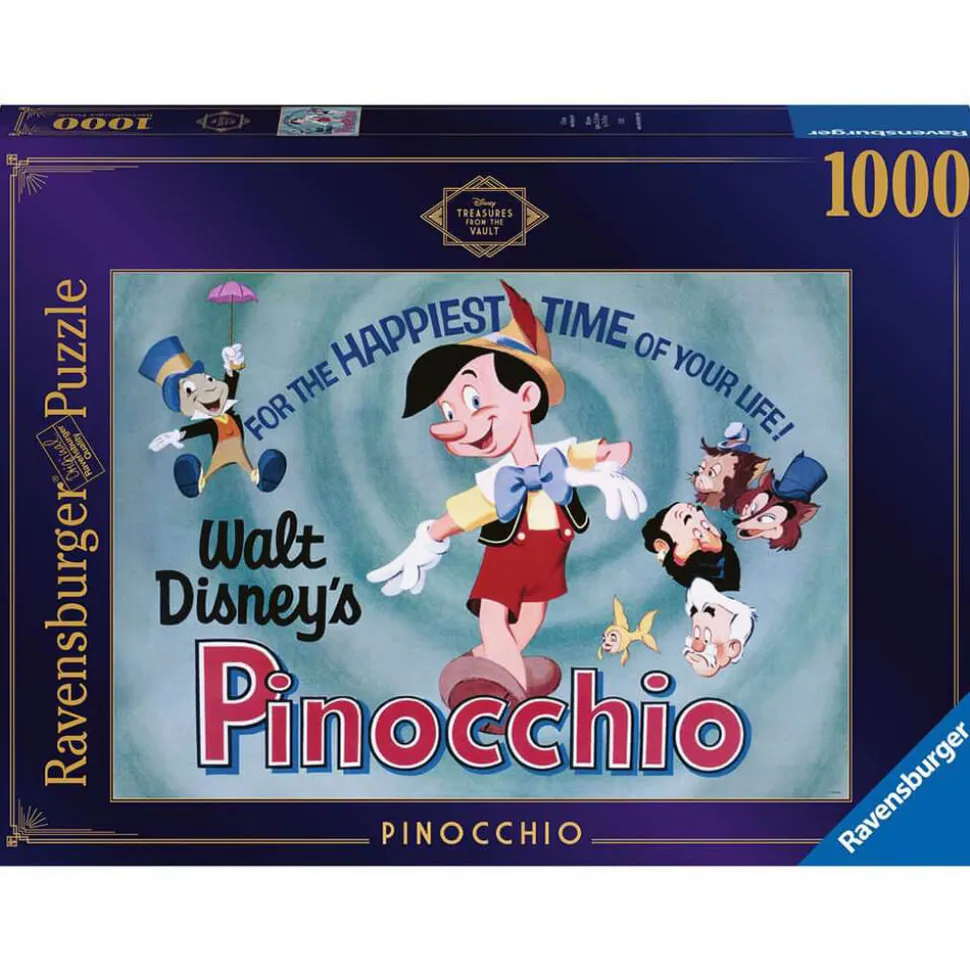 Ravensburger Disney Vault: Pinocchio 1000 Piece Jigsaw Puzzle