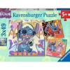 Ravensburger Disney's Stitch Play the Day Away 3x49 Piece Puzzle Set