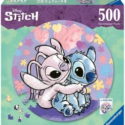 Ravensburger Disney's Stitch Circular 500 Piece Jigsaw Puzzle