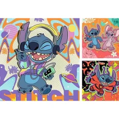 Ravensburger Disney's Stitch Play the Day Away 3x49 Piece Puzzle Set