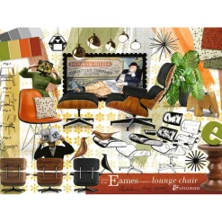 Ravensburger Eames Classic Designs 1000 Piece Jigsaw Puzzle