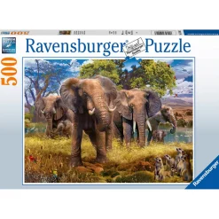 Ravensburger Elephants 500 Piece Jigsaw Puzzle