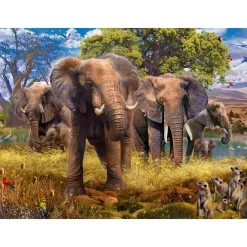 Ravensburger Elephants 500 Piece Jigsaw Puzzle
