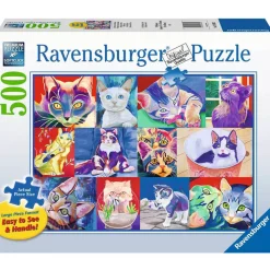 Ravensburger Hello Kitty Kat 500 Piece Large Format Jigsaw Puzzle