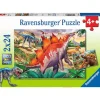 Ravensburger Jurassic Wildlife 2 x 24 Piece Jigsaw Puzzle