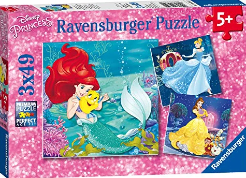 Ravensburger Princesses 3 x 49 pc Puzzles