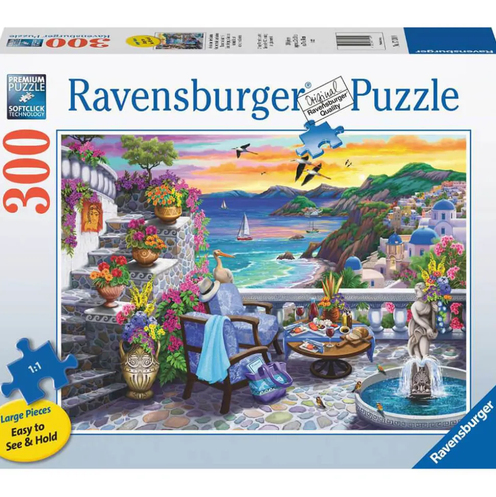 Ravensburger Santorini Sunset 300 Piece Large Format Puzzle