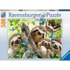 Ravensburger Sloth Selfie 500 Piece Jigsaw Puzzle