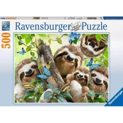 Ravensburger Sloth Selfie 500 Piece Jigsaw Puzzle