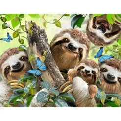 Ravensburger Sloth Selfie 500 Piece Jigsaw Puzzle
