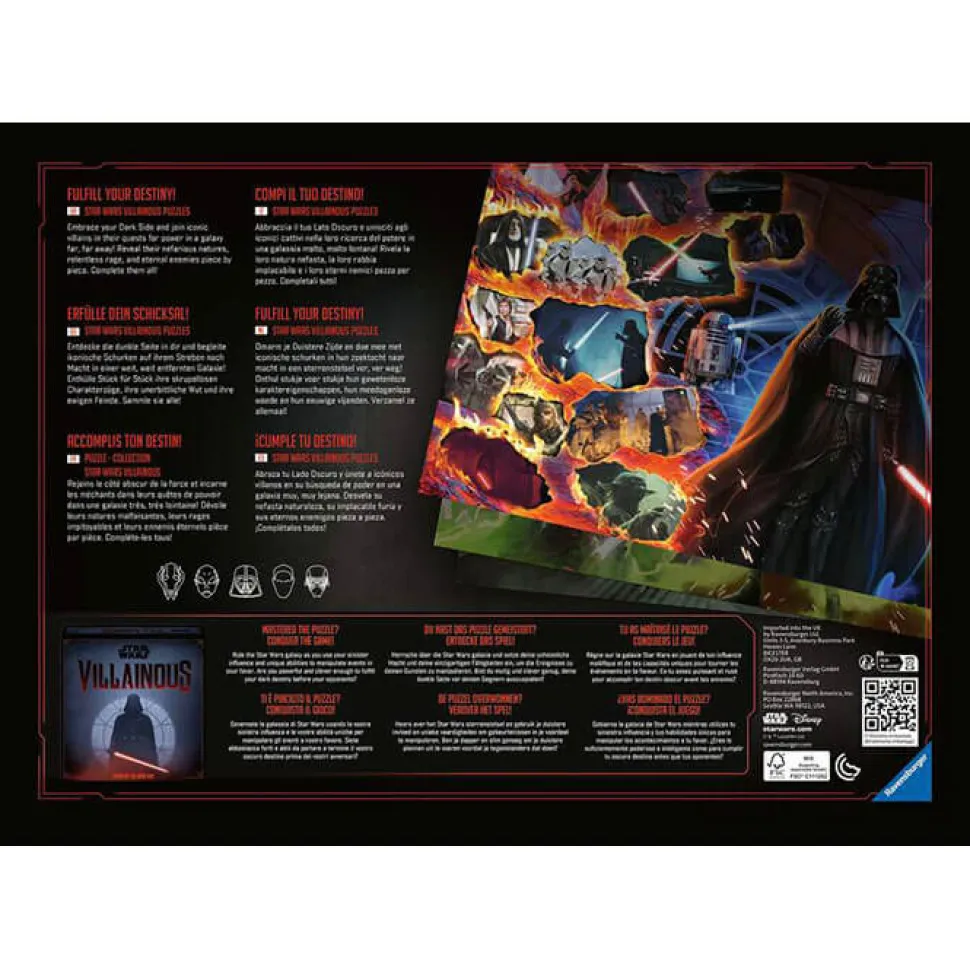 Ravensburger Star Wars Villainous Darth Vader 1000 Piece Jigsaw Puzzle