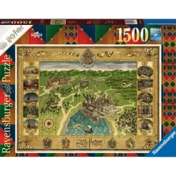 Ravensburger WB Hogwarts Map 1500 Piece Jigsaw Puzzle