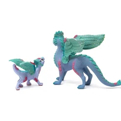 Schleich Bayala Blossom Dragon Mother and Baby