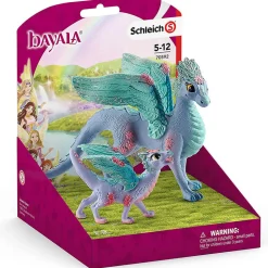 Schleich Bayala Blossom Dragon Mother and Baby