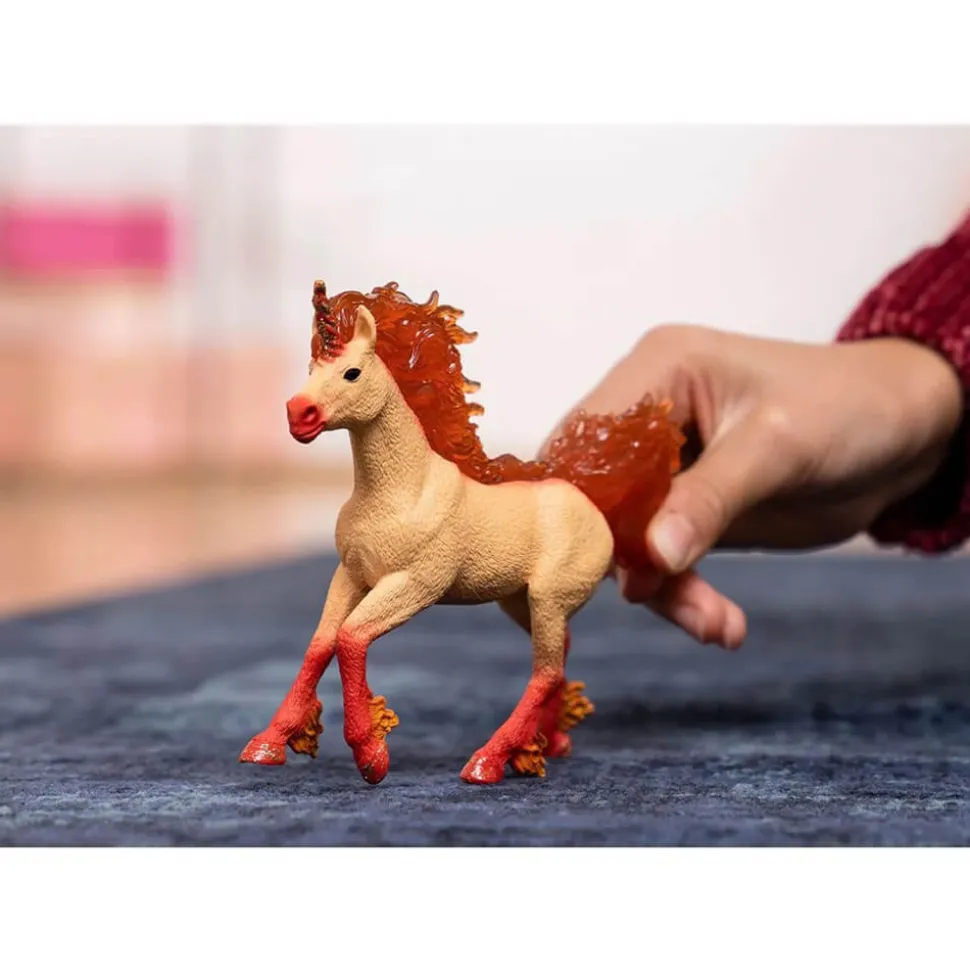 Schleich Bayala Elementa Fire Unicorn Stallion (70756)