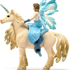 Schleich Bayala Eyela Riding On Golden Unicorn Playset